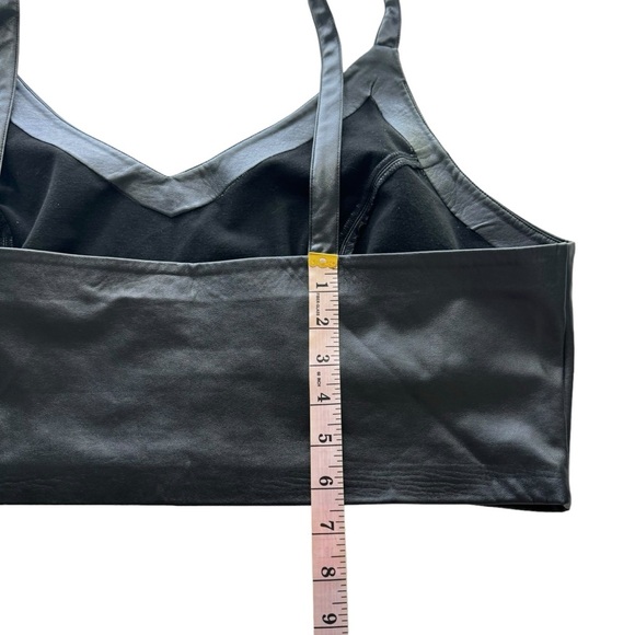 ELOQUII Bundle of 2 Plus Size 22/24 Faux Leather Crop Top Bralette Vegan Party - Picture 9 of 14